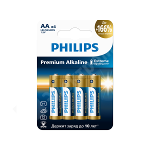 Изображение Б0069085 | Батарейка алкалиновая AA (R6;LR6;FR6) 1,5V (4 шт.) Premium