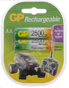 Изображение 08754 | Аккумулятор AA 2500mAh GP 250AAHC-2DECRC2 (2 шт.) 08754 GP Batteries