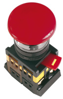Изображение BBG60-AEAL-K04 | Кнопка управления "Грибок"с фиксацией красная 230В d22мм 1з+1р IP40 тип AEAL-22 BBG60-AEAL-K04 IEK (ИЭК)