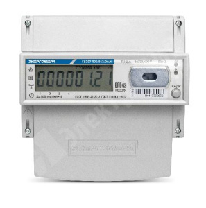 Изображение CE307 R33.043.O (101004007012771) | Счётчик 3ф. мн.т. акт.эн. 5-10А 380В кл.0,5S ЖК-дисп. DIN-рейка оптопорт 