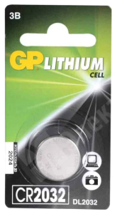Изображение 17040 | Батарейка литиевая CR2032 3V (1 шт.) 17040 GP Batteries