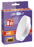 Изображение .5006065 | Лампа светодиодная PLED-GX53 8 Вт 220В таблетка 4000K белый (5006065) А .5006065 Jazzway