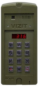 Изображение БВД-316R | Вызывная панель аудиодомофона (Встроенный считыватель ключей VIZIT-RF2 (125 КГц)) БВД-316R Vizit