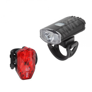 Изображение Б0039624 | Велосипедный фонарь светодиодный ЭРА VA-801 2 в 1 аккумуляторный, передний, CREE XPG + подсветка SMD