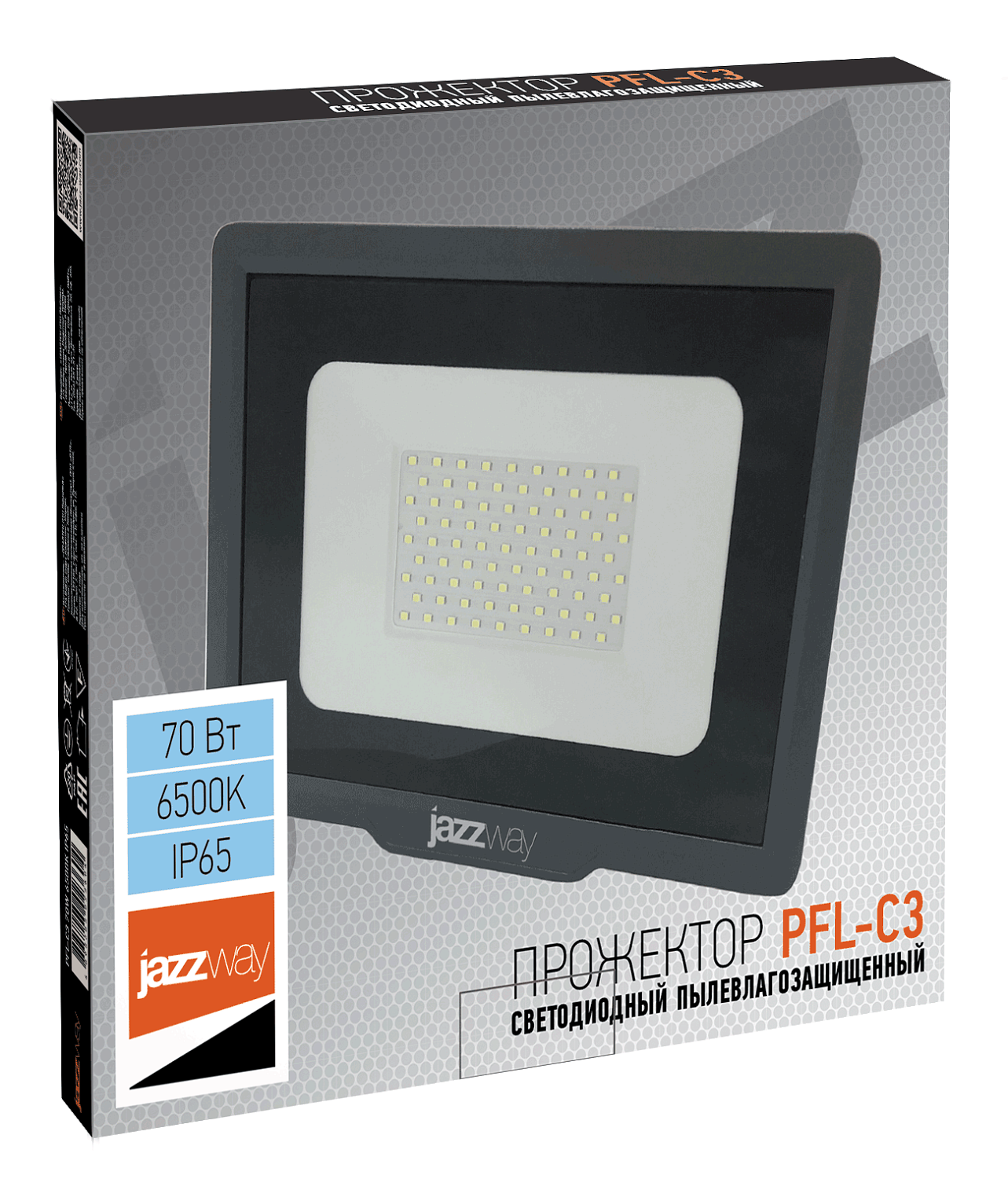 Прожектор LED PFL-C3 (compact)  70W 6300Лм 6500К холодный IP65 АA .5023604A Jazzway