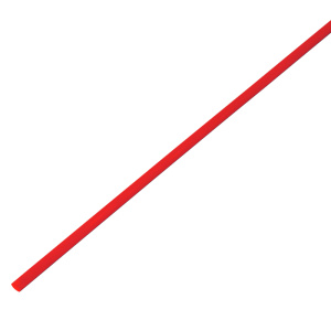 Изображение 20-3004 | Трубка термоусаживаемая тонкостенная 3,0/1,5 мм, красная, L=1м, до 0,6кВ 20-3004 REXANT