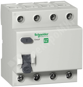 Изображение EZ9R64463 | Выкл. дифф. тока 4-пол. 63А 300 мA тип AC серия Easy9 EZ9R64463 Schneider Electric