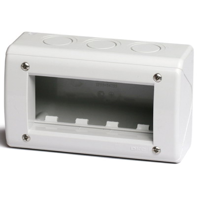Изображение 54740 | Модульная настенн. коробка для эл/устан.изд. ДКС серии VIVA IP40(4мод) 54740 DKC (ДКС)