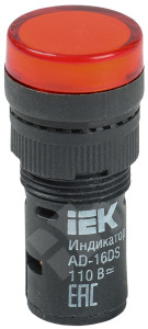Изображение BLS10-ADDS-230-K04-16 | Лампа AD16DS(LED)матрица d16мм красный 230В AC ИЭК BLS10-ADDS-230-K04-16 IEK (ИЭК)