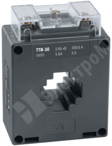 Изображение ITT20-3-05-0300 | Трансформатор тока 300/5А 5ВА кл.0,5S серия ТТИ- 30 ITT20-3-05-0300 IEK (ИЭК)