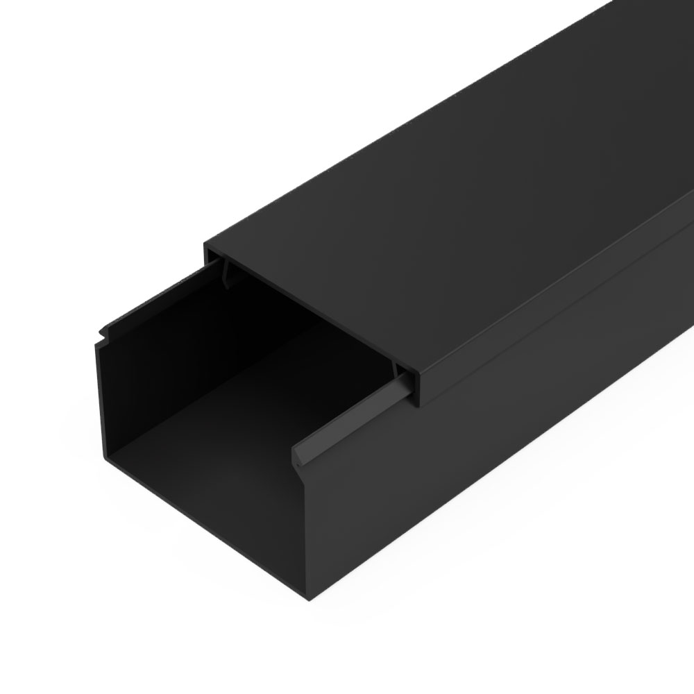 Изображение PR03.0217 | Кабель-канал 60х40 мм черный PR03.0217 ПРОМРУКАВ