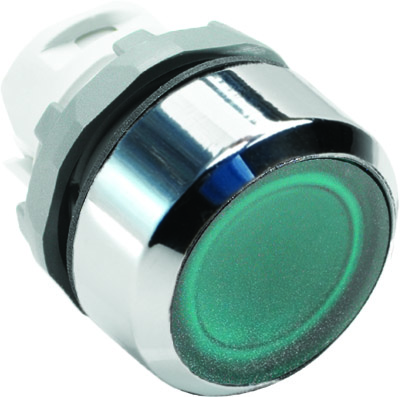 Изображение 1SFA611100R2102 | Кнопка зеленая с подсветкой без фиксации ( только корпус ) тип MP1-21G 1SFA611100R2102 ABB