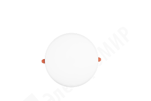 Изображение DLL-1103-R-10-6500 | Светодиодный встраиваемый даунлайт безрамочный ДВО 1103 круглый 10Вт 6500K IP20 LUMA EKF