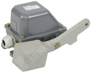 Изображение KV-1-703-1 | Выключатель концевой КУ-703 У1, рычаг с грузом, 10А, IP44, 2 эл. цепи, б/п KV-1-703-1 IEK (ИЭК)