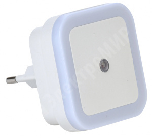 Изображение LDNN8-018-SQ-P-00-S-K01 | Светильник-ночник LED 0.4Вт IP20 018 квадрат с датчиком освещенности 220В IEK LDNN8-018-SQ-P-00-S-K01 IEK (ИЭК)