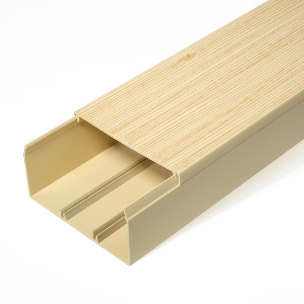 Изображение PR.025454 | Кабель-канал сосна 2-й замок 100х60 (16м/уп) PR.025454 ПРОМРУКАВ