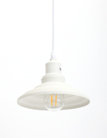 Изображение Б0037451 | Светильник подвесной 60Вт E27 d203*1625 мм шагрень белый PL4 WH Б0037451 ЭРА (Энергия света)
