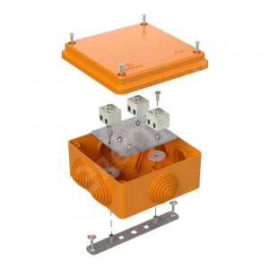 Изображение 40-0300-FR1.5-6 | Коробка огнестойкая для о/п 40-0300-FR1.5-6 Е15-Е120 100х100х50 ПРОМРУКАВ