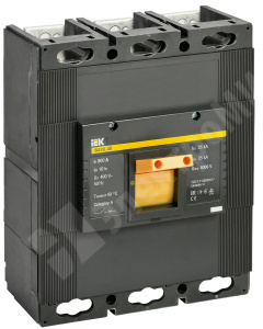 Изображение SVA50-3-0800 | Автоматический выключатель 3-пол. 800А 35кА серия ВА88-40 (SVA50-3-0800-R) IEK (ИЭК)