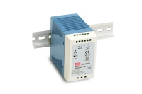 Изображение MDR-100-12 | Блок питания AC-DC DIN 100Вт, вход 85…264V AC, 47…63Гц /120…370В DC, выход 12В/8A, рег. вых 12…15В