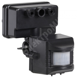 Изображение LDD13-019-1100-002 | Датчик движения ДД 019 черный, макс. нагрузка 1100Вт, угол обзора 120град., дальность 12м, IP44, ИЭК LDD13-019-1100-002 IEK (ИЭК)