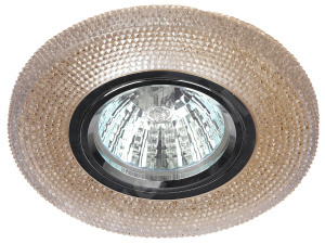 Изображение Б0018778 | Светильник встраиваемый для Г.Л. 50Вт MR16 коричневый c подсветкой DK LD1 BR Б0018778 ЭРА (Энергия света)