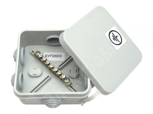 Изображение КУП2604-И | Коробки уравнивания потенциалов для открытой установки 100х100х50мм, IP55 КУП2604-И HEGEL