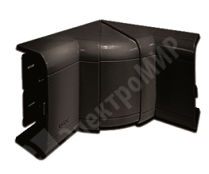 Изображение 01051A | Угол внутренний для кабель-канала 110х50 мм, регулируемый, черный 01051A DKC (ДКС)