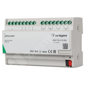 Изображение 025680 | INTELLIGENT ARLIGHT Конвертер 710-0-10-DIN (230V, 4x0/1-10, 4x16A) 025680 Arlight