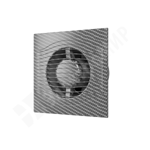 Изображение SLIM 4C black carbon | Вентилятор осевой   90 куб.м/час 14 Вт 220 В для настен. и потолоч.монтажа диам.шахты 100мм с обрат. SLIM 4C black carbon ЭРА