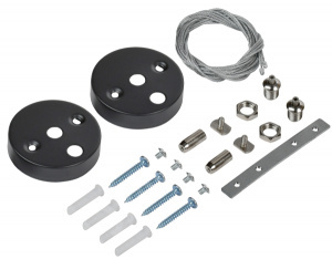 Изображение LT-LDCKD-KPM-K47 | Комплект для подвесного монтажа черный для линейного светильника LED 1010