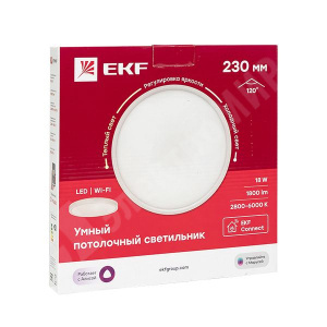 Изображение sclwf-230-cct | Умный потолочный светильник 230 мм 18 W Connect