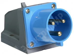 Изображение PSR51-032-3 | Вилка для монтажа на поверхность 32А, 2Р+Е, 230V, IP44 ССИ-523 PSR51-032-3 IEK (ИЭК)