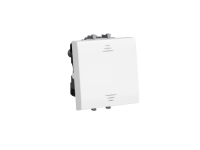 Изображение 4400112 | Переключатель одноклавишный модульный, "Avanti", "Белое облако", 2модуля 4400112 DKC (ДКС)