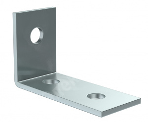 Изображение CLM50D-UOS-092-40 | Уголок крепежный одинарный удлиненный для STRUT-профиля 57,5х40х92,5мм CLM50D-UOS-092-40 IEK (ИЭК)