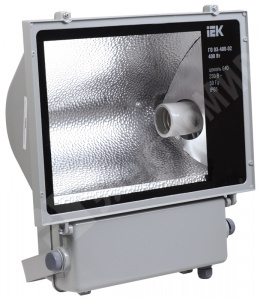 Изображение LPHO03-400-02-K03 | Прожектор ДРИ(МГЛ) 400Вт ассиметричный Е40 IP65 серый LPHO03-400-02-K03 IEK (ИЭК)