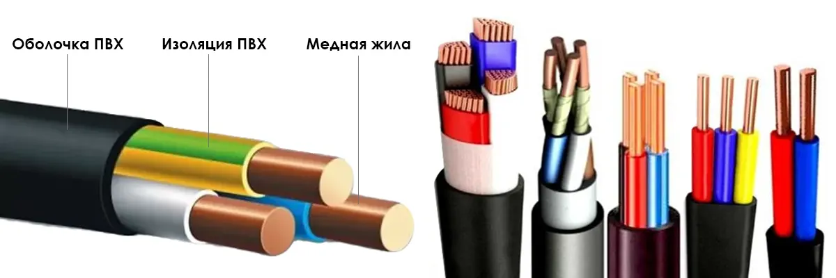 Предназначение и модификации кабеля ВВГ