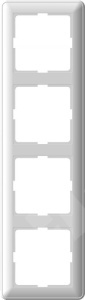Изображение KD-4-18 | Рамка 4 поста белый Wessen59 KD-4-18 Systeme Electric