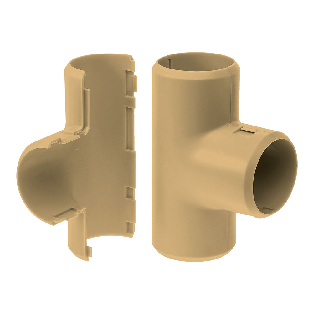 Изображение PR13.0287 | Тройник открывающийся, д.16 мм светлое дерево PR13.0287 ПРОМРУКАВ