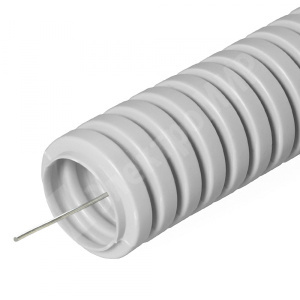 Изображение PR.031600 | Труба гофрированная ПВХная серая с/з д16 (100м/5500м уп/пал) PR.031600 ПРОМРУКАВ