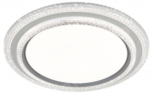 Изображение Б0070185 | Светильник потолочный светодиодный ЭРА SPB-6 Sunny 86W-3K-6,5K-RC WH+GR с ДУ