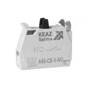 Изображение 332200 | Контактный блок 1НО винтовой зажим D22 A45-CB-V-NO ZBE101 OptiSignal  