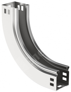 Изображение CPV51-0-90-050-100 | Поворот плавн. 90град тип В10 50х100мм CPV51-0-90-050-100 IEK (ИЭК)