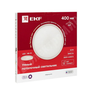 Изображение sclwf-400-cct | Умный потолочный светильник 400 мм 32 W Connect