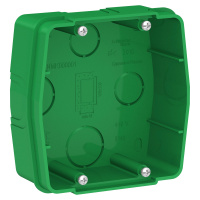 Монтажная коробка под розетки для электроплит, зеленый