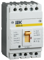 Изображение SVA4410-3-0125 | Автоматический выключатель 3-пол. 125А 15кА серия ВА44 33 SVA4410-3-0125 IEK (ИЭК)