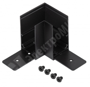 Изображение Б0054787 | Коннектор ЭРА TRM-S20-CC-B угловой для накладного магнитного шинопровода NOVA TRM-S20 черный Б0054787 ЭРА (Энергия света)