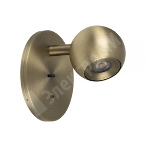 Изображение 058483 | Светильник SP-OTTORI-WALL-CHARGE-6W Warm3000 (BR, 30 deg, 230V, USB-C) (Arlight, IP20 Металл, 3 года