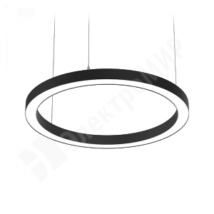 Изображение V1-R0-90526-30000-2004030 | Светодиодный светильник VARTON Enso подвесной 40 Вт 810х40 мм 3000 К с рассеивателем опал RAL9005 че V1-R0-90526-30000-2004030