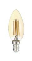 Изображение .5020634 | Лампа светодиодная PLED OMNI C35 Gold 6 Вт 230В E14 3000K тёплый (5020634) .5020634 Jazzway